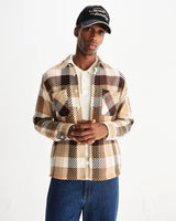 【予約】オーバーシャツ PIKE CHECK (NATURAL/BROWN)