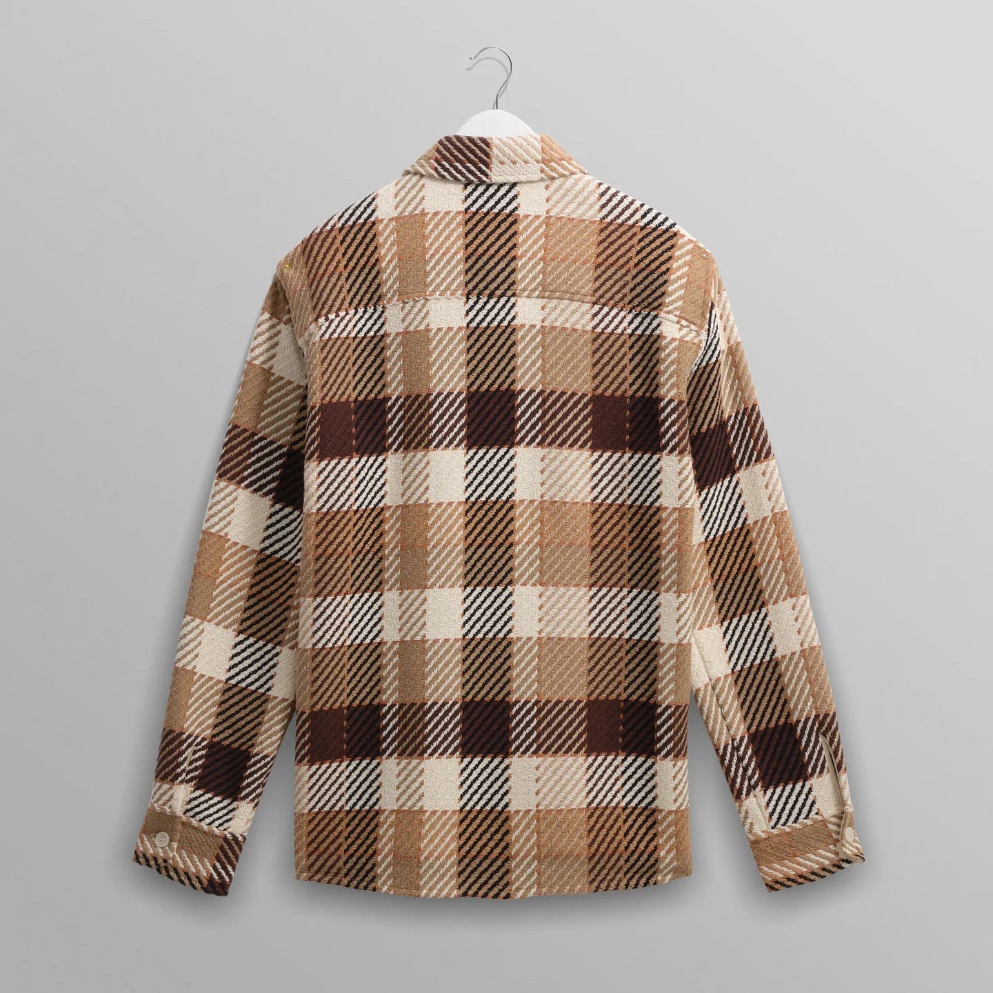 オーバーシャツ PIKE CHECK (NATURAL/BROWN)