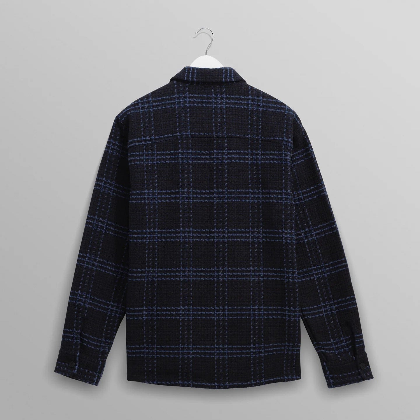 オーバーシャツ SKATE CHECK (NAVY/BLUE)