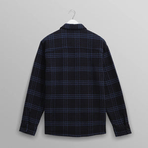 【予約】オーバーシャツ SKATE CHECK (NAVY/BLUE)
