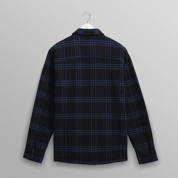 【予約】オーバーシャツ SKATE CHECK (NAVY/BLUE)