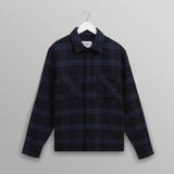【予約】オーバーシャツ SKATE CHECK (NAVY/BLUE)
