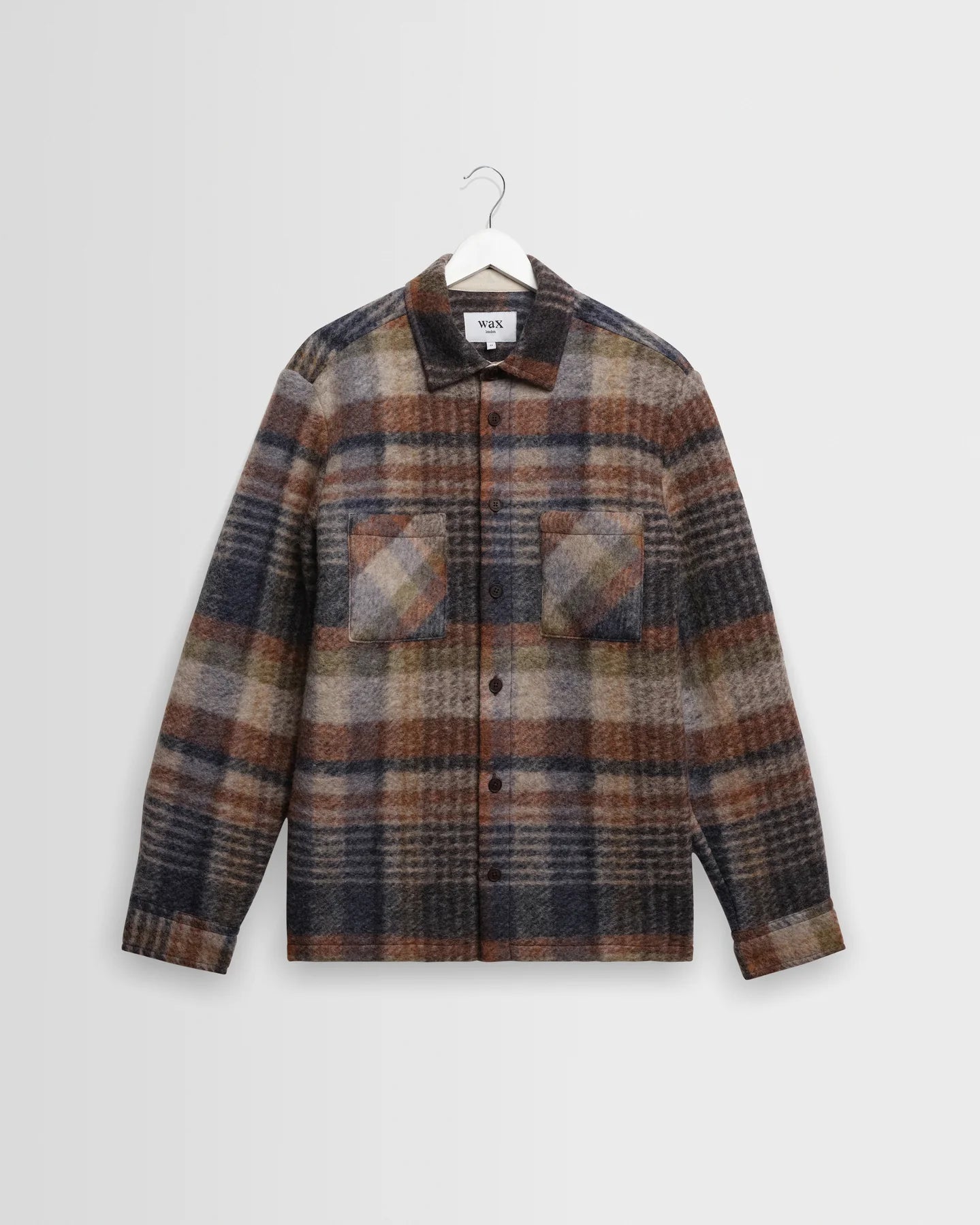 オーバーシャツ ARI WOOL BLEND CHECK(OATMEAL/MULTI)
