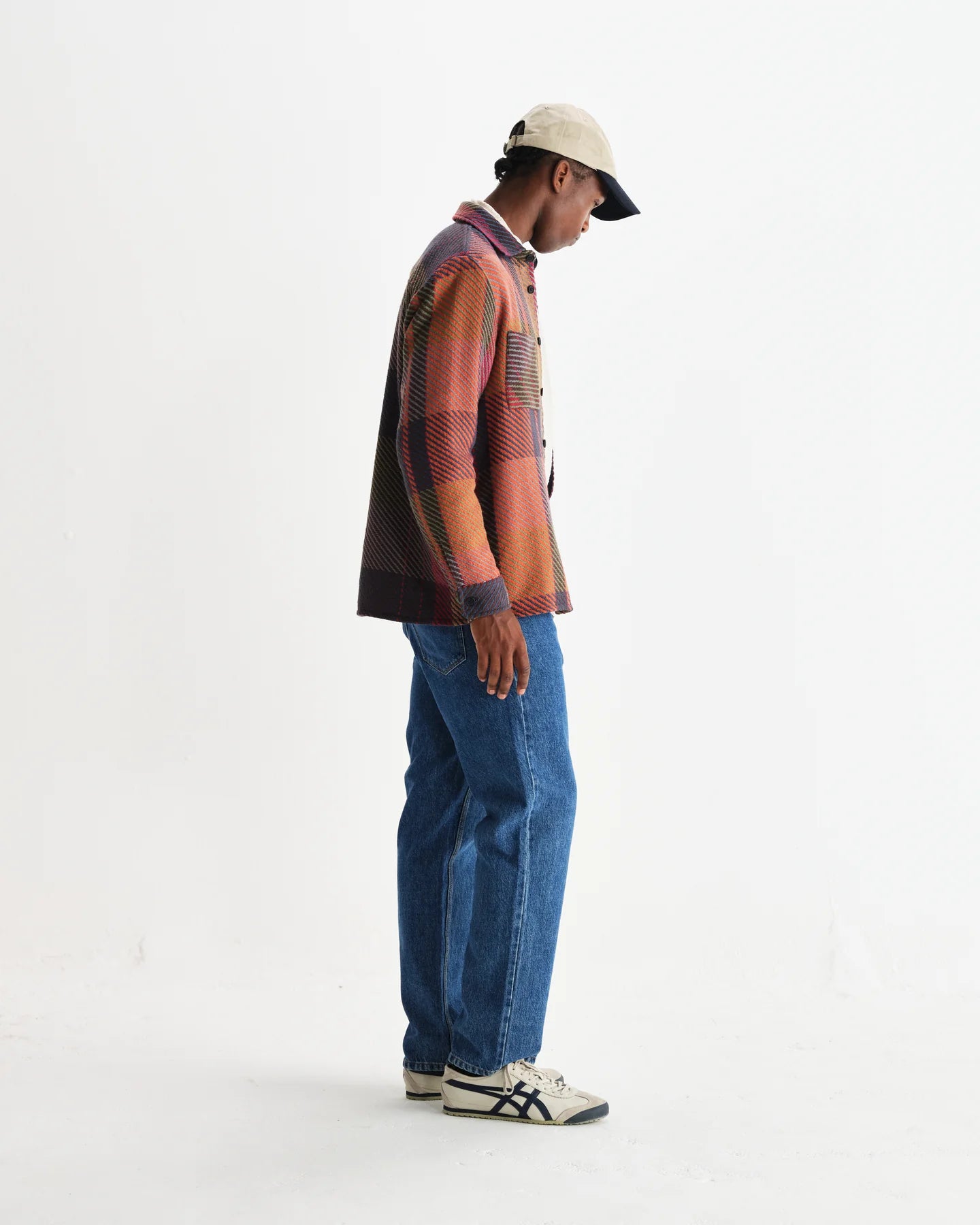 【予約】オーバーシャツ TEMPO CHECK (ORANGE/MULTI)