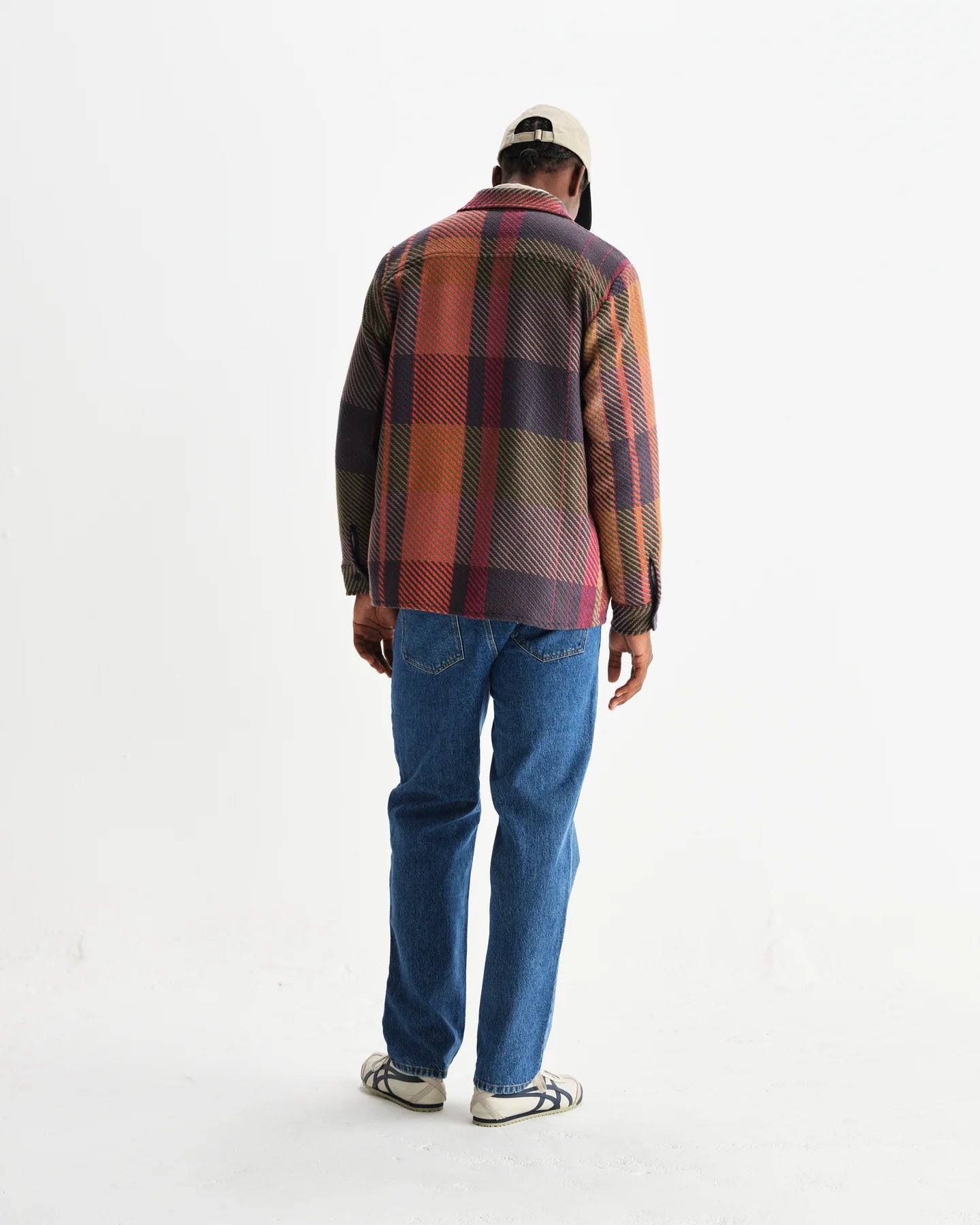 【予約】オーバーシャツ TEMPO CHECK (ORANGE/MULTI)