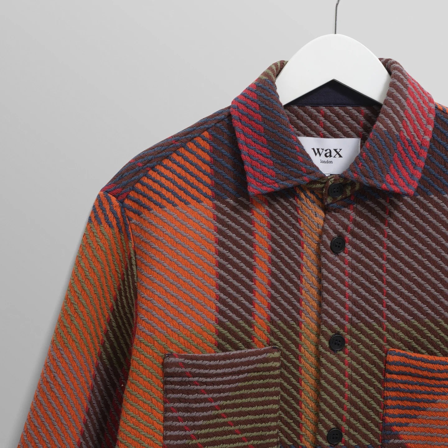 【予約】オーバーシャツ TEMPO CHECK (ORANGE/MULTI)