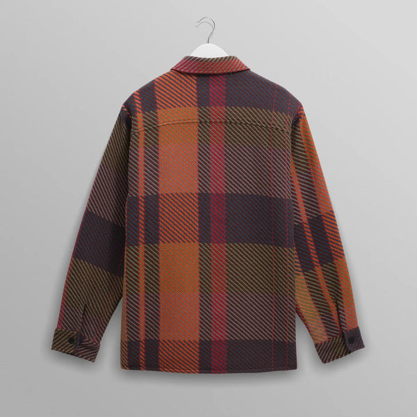 【予約】オーバーシャツ TEMPO CHECK (ORANGE/MULTI)