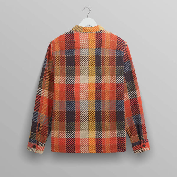 オーバーシャツ PIKE CHECK (ORANGE MULTI)