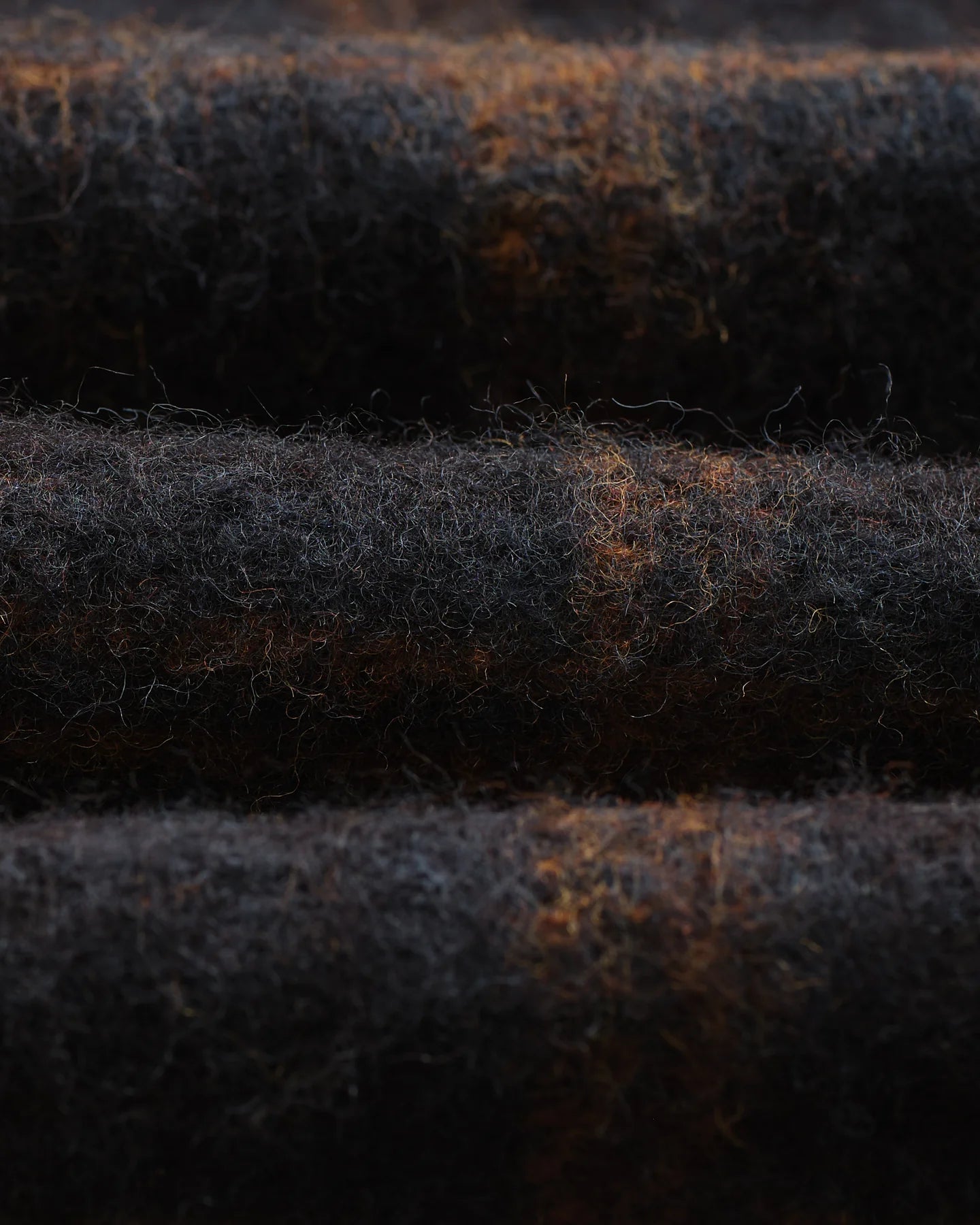 オーバーシャツ DRAWN CHECK (TEAL/ORANGE)