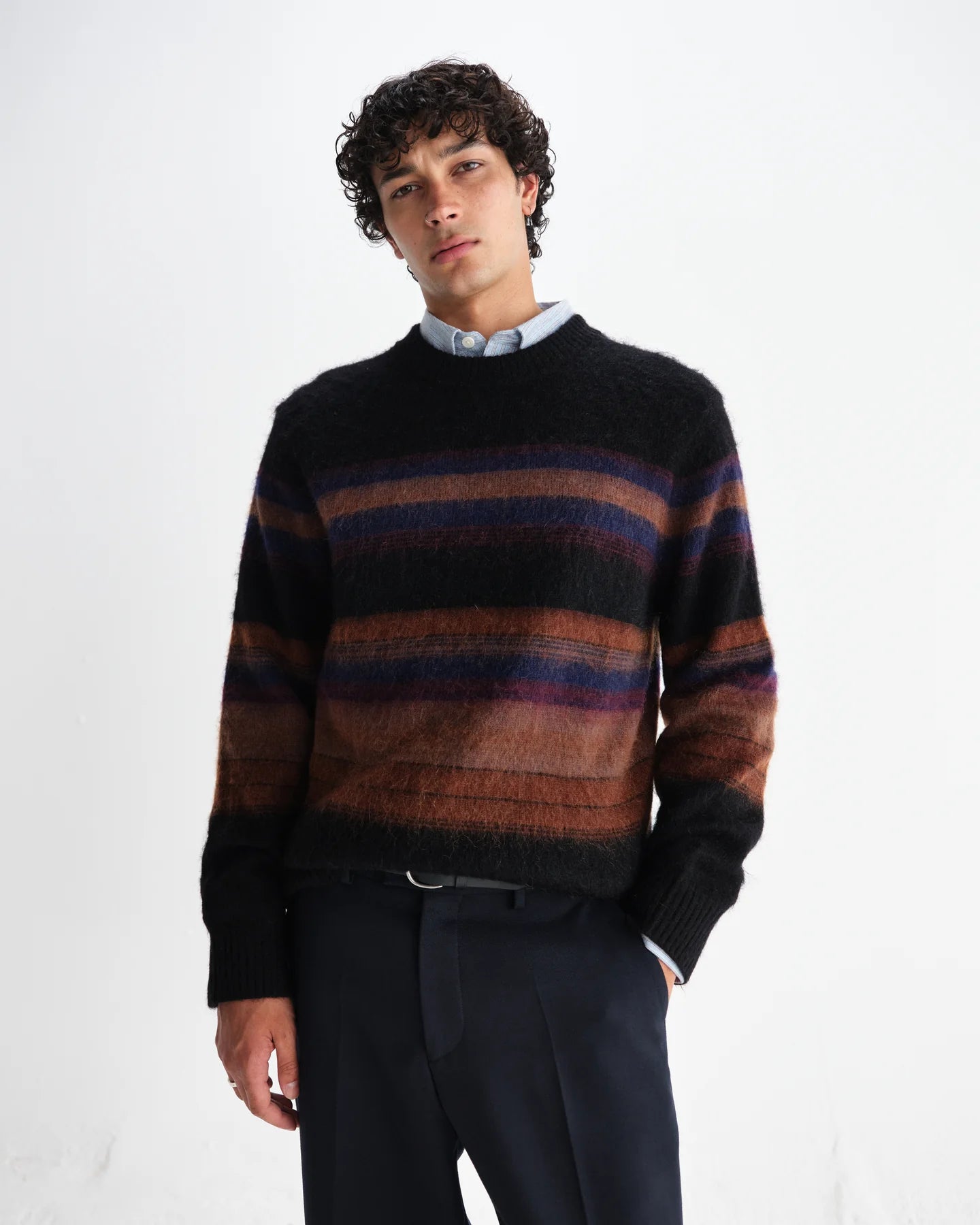 【予約】ワイルドクルー BRUSH STRIPE (BLACK/DARK MULTI)