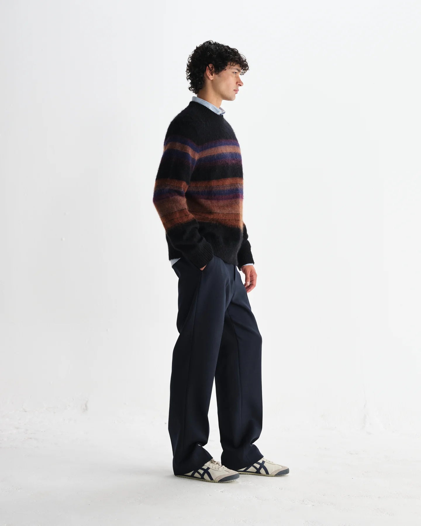 【予約】ワイルドクルー BRUSH STRIPE (BLACK/DARK MULTI)