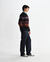 ワイルドクルー BRUSH STRIPE (BLACK/DARK MULTI)