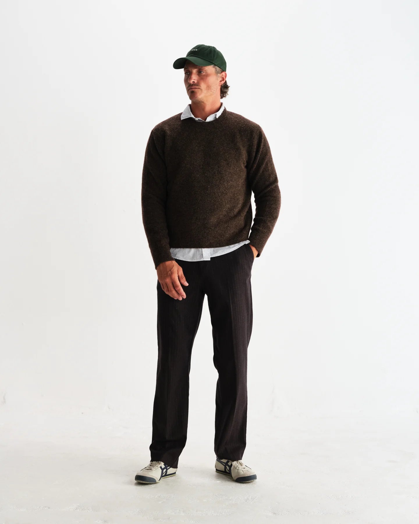 ワイルドクルー FLUFFY WOOL BLEND (BROWN) - グリニッジ オンラインストア