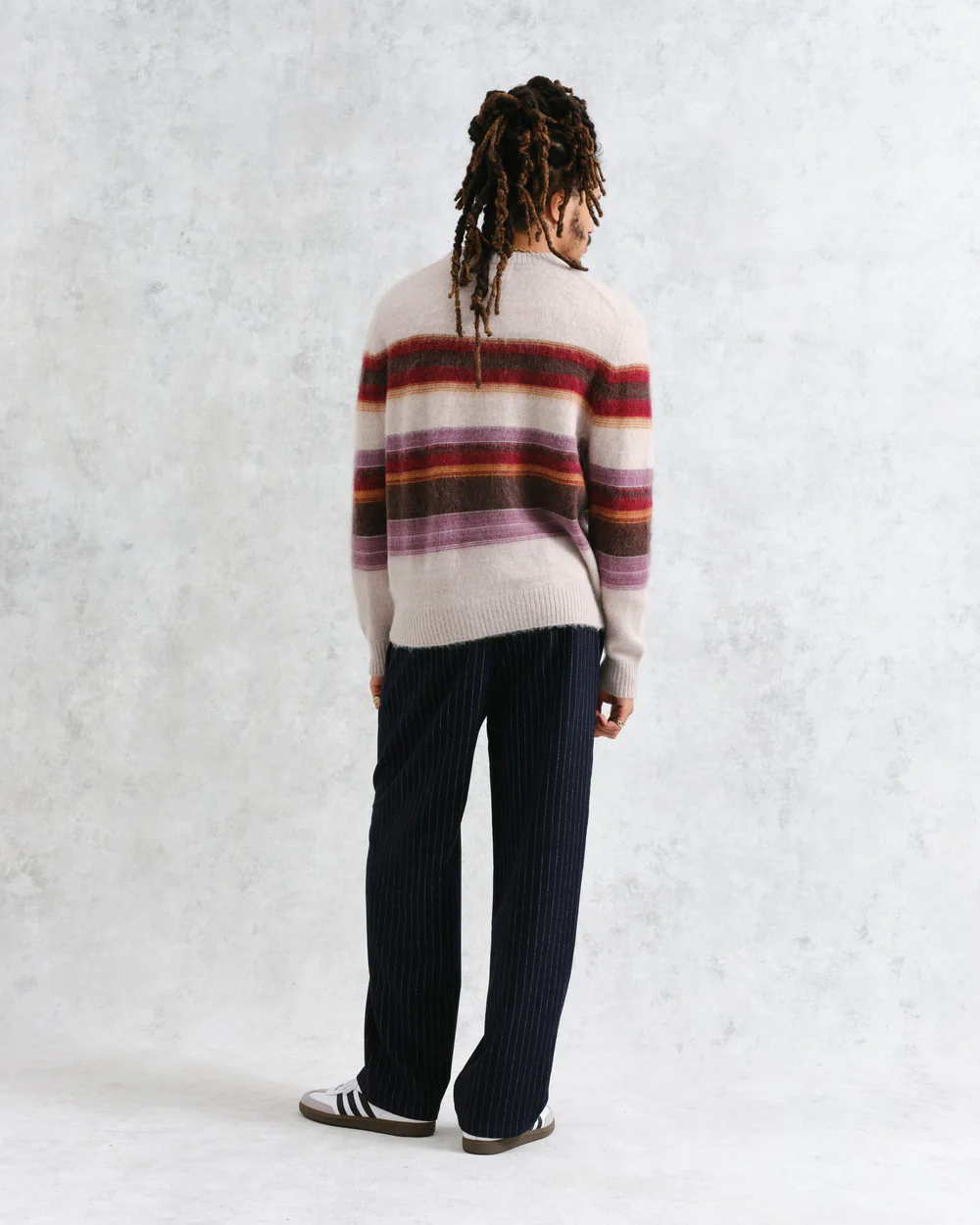 ワイルドクルー ブラッシュストライプ (OATMEAL MULTI)