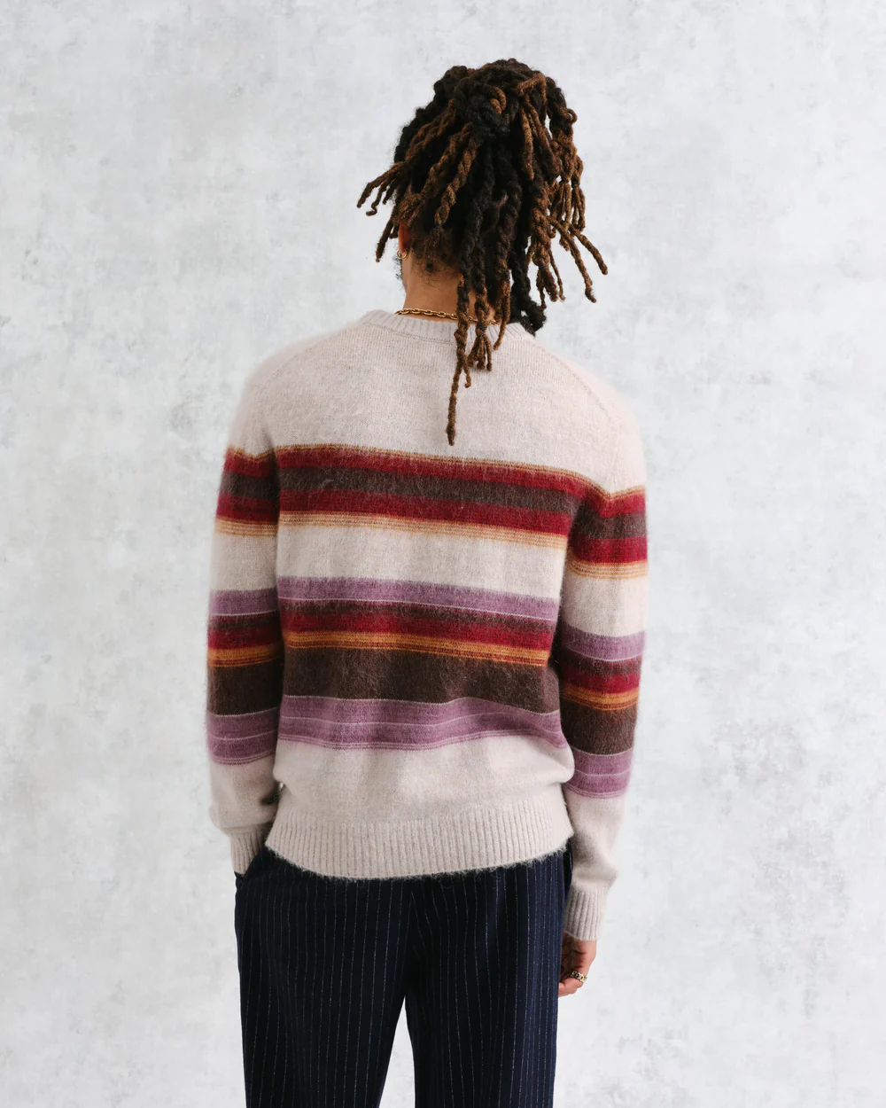 ワイルドクルー ブラッシュストライプ (OATMEAL MULTI)