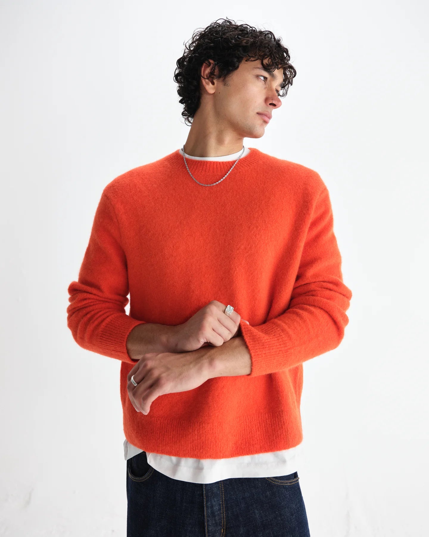 【予約】ワイルドクルー FLUFFY WOOL BLEND (ORANGE)
