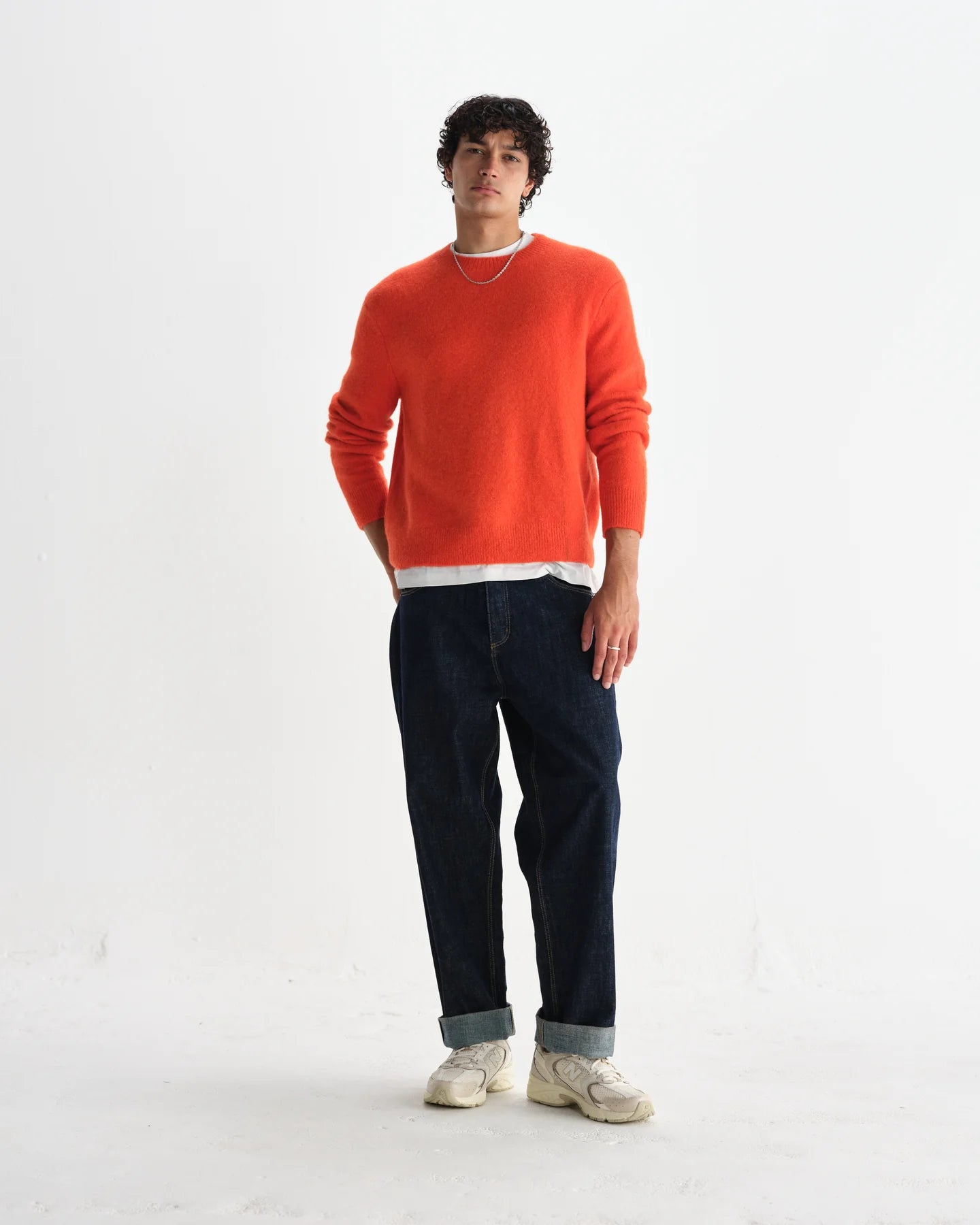 【予約】ワイルドクルー FLUFFY WOOL BLEND (ORANGE)