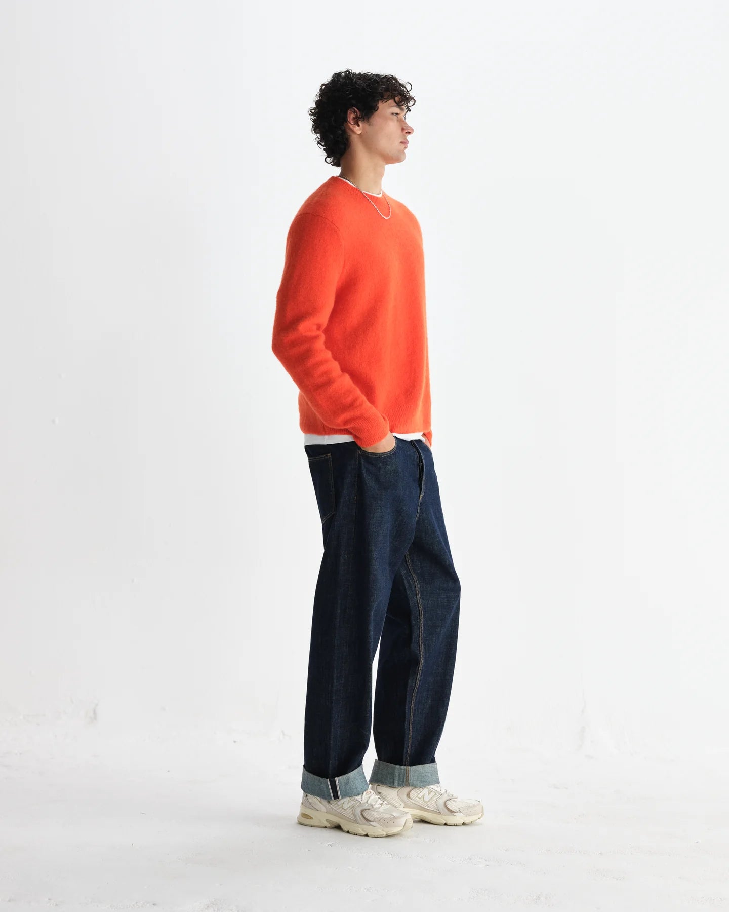 【予約】ワイルドクルー FLUFFY WOOL BLEND (ORANGE)