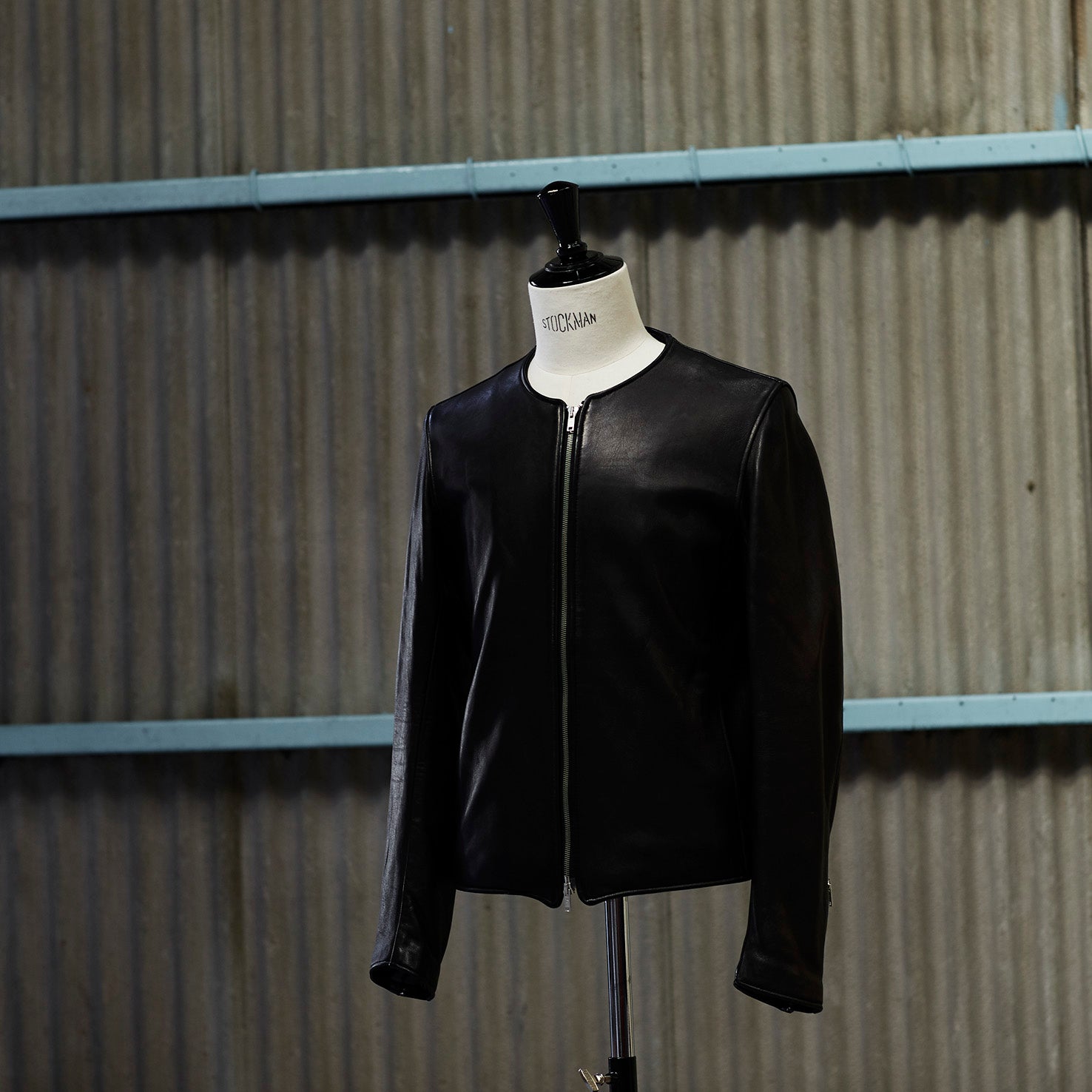 jamesgrose james grose jg ジェームスグロース ブライトン 革ジャン レザージャケット シングル ノーカラー