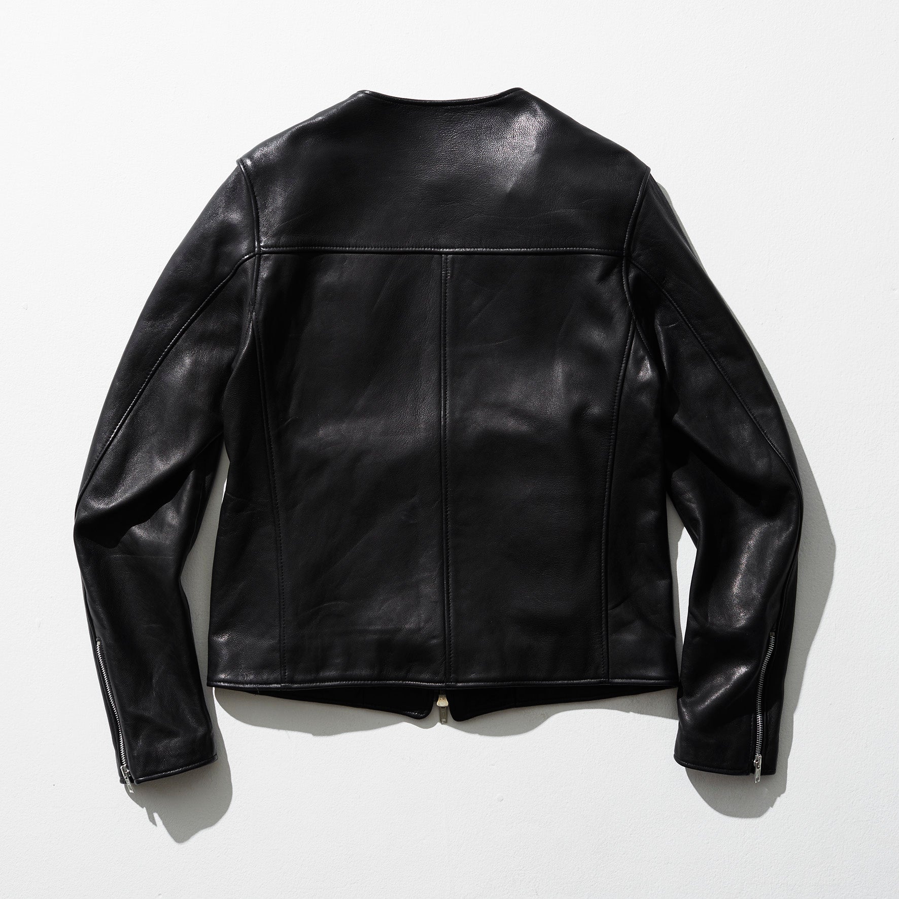 jamesgrose james grose jg ジェームスグロース ブライトン 革ジャン レザージャケット シングル ノーカラー