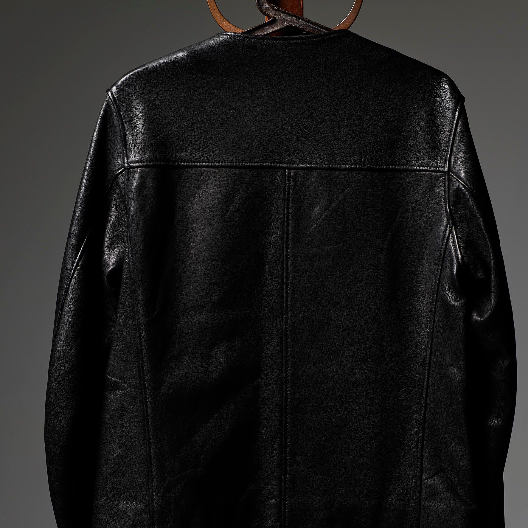 jamesgrose james grose jg ジェームスグロース ブライトン 革ジャン レザージャケット シングル ノーカラー