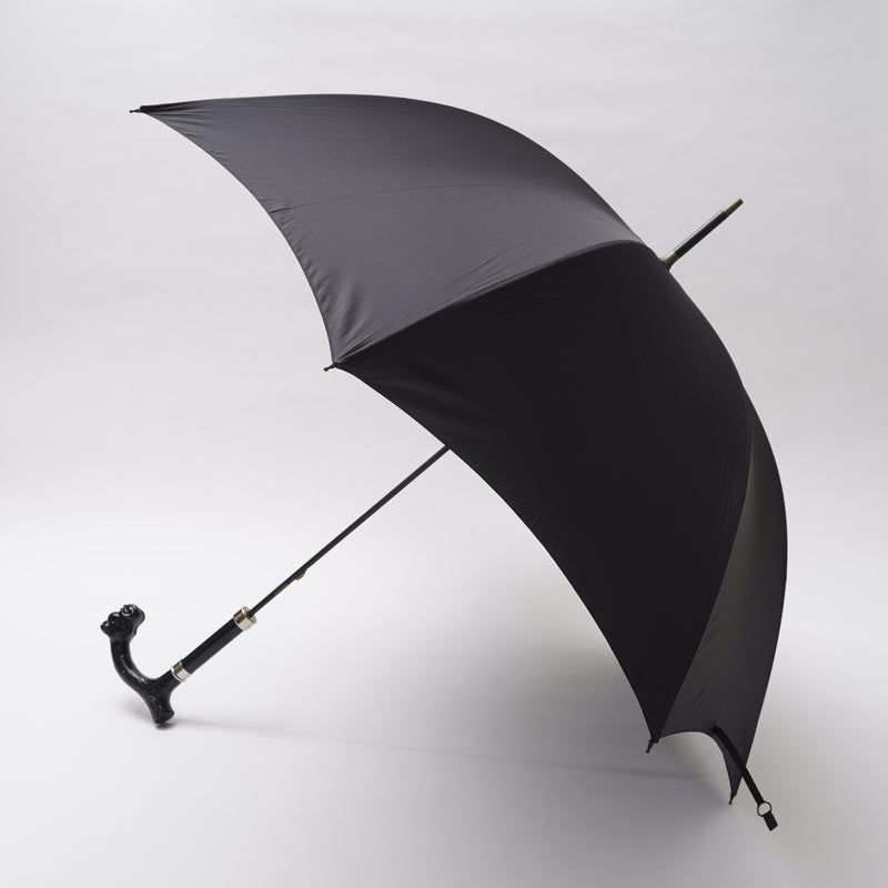 ブラックアニマルヘッド 晴雨兼用傘 GT25 長傘 Fox Umbrellas 