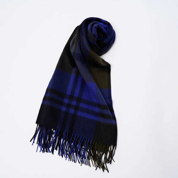 【SHOW&TELL限定モデル】 アーカイブコレクション：プライマリーブラックウォッチ（ブルー、ブラック）70×190_CPG52076 Joshua Ellis メディア (5個中1個)