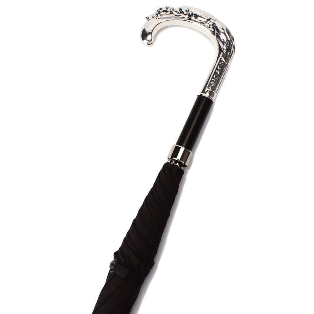 [フォックスアンブレラズ]シルバーハンドル 晴雨兼用傘 GT23 │Fox Umbrellas