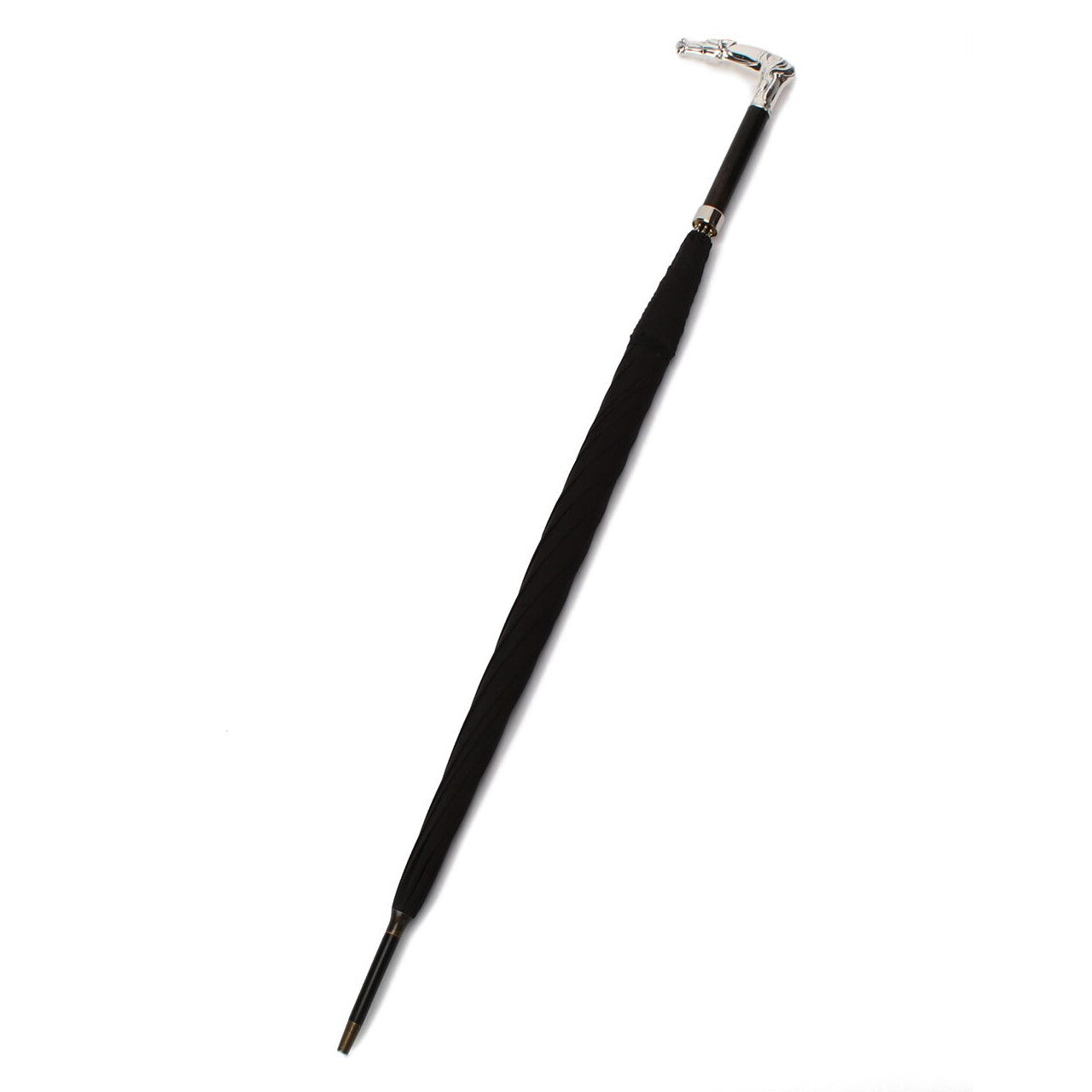 [フォックスアンブレラズ]シルバーハンドル 晴雨兼用傘 GT23 │Fox Umbrellas