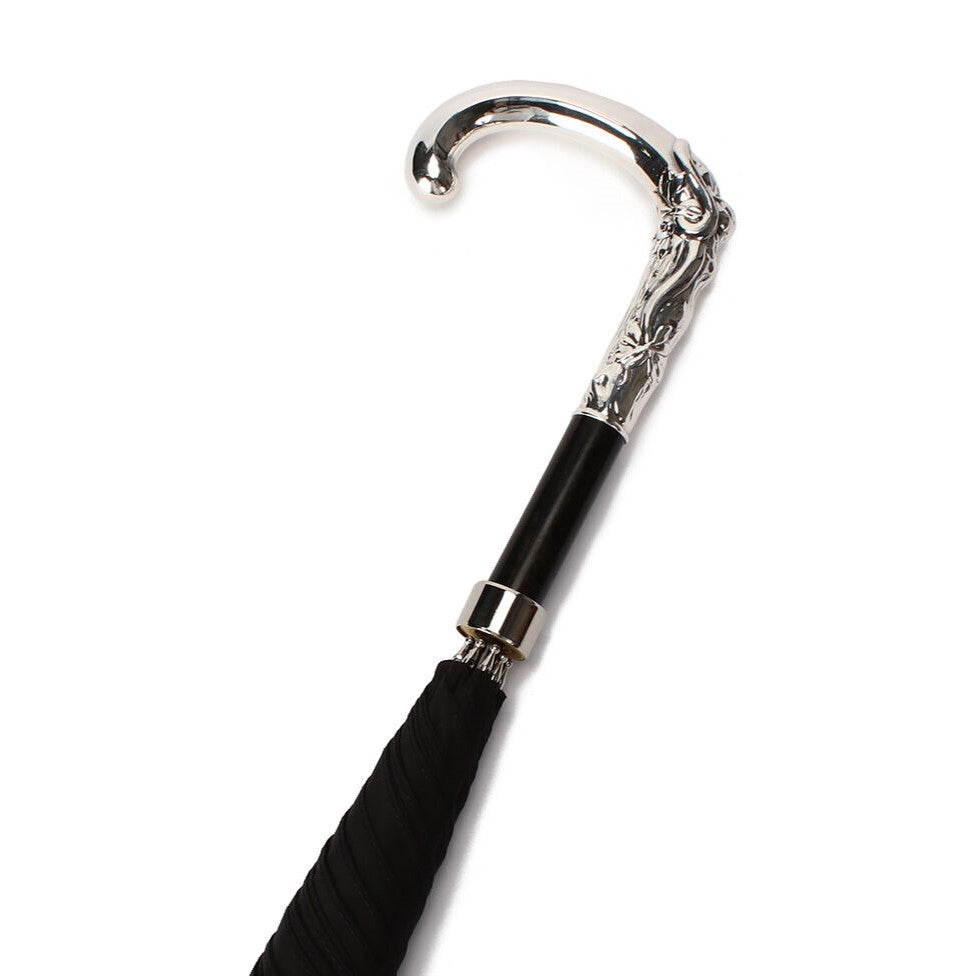 [フォックスアンブレラズ]シルバーハンドル 晴雨兼用傘 GT23 │Fox Umbrellas