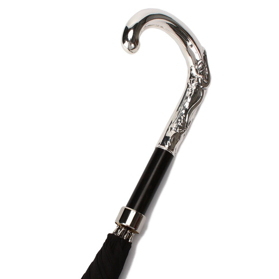 [フォックスアンブレラズ]シルバーハンドル 晴雨兼用傘 GT23 │Fox Umbrellas