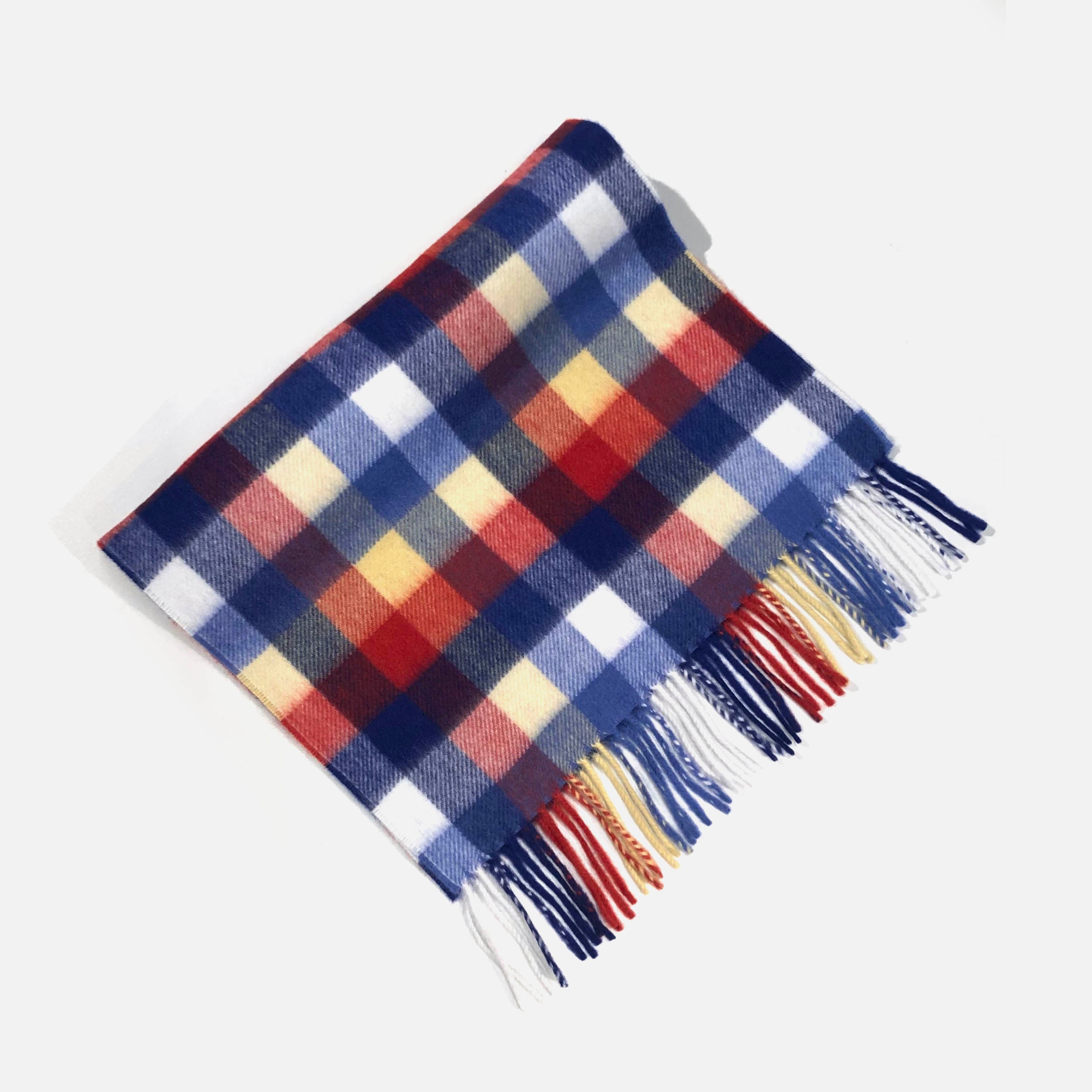 CP50110 | 30x180 | マドラスチェックホワイト・レッド・ブルー