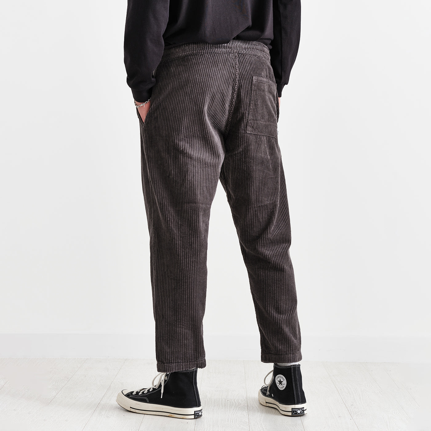 【ワックスロンドン】クルトトラウザー｜ペンコード（チャコール）wax london