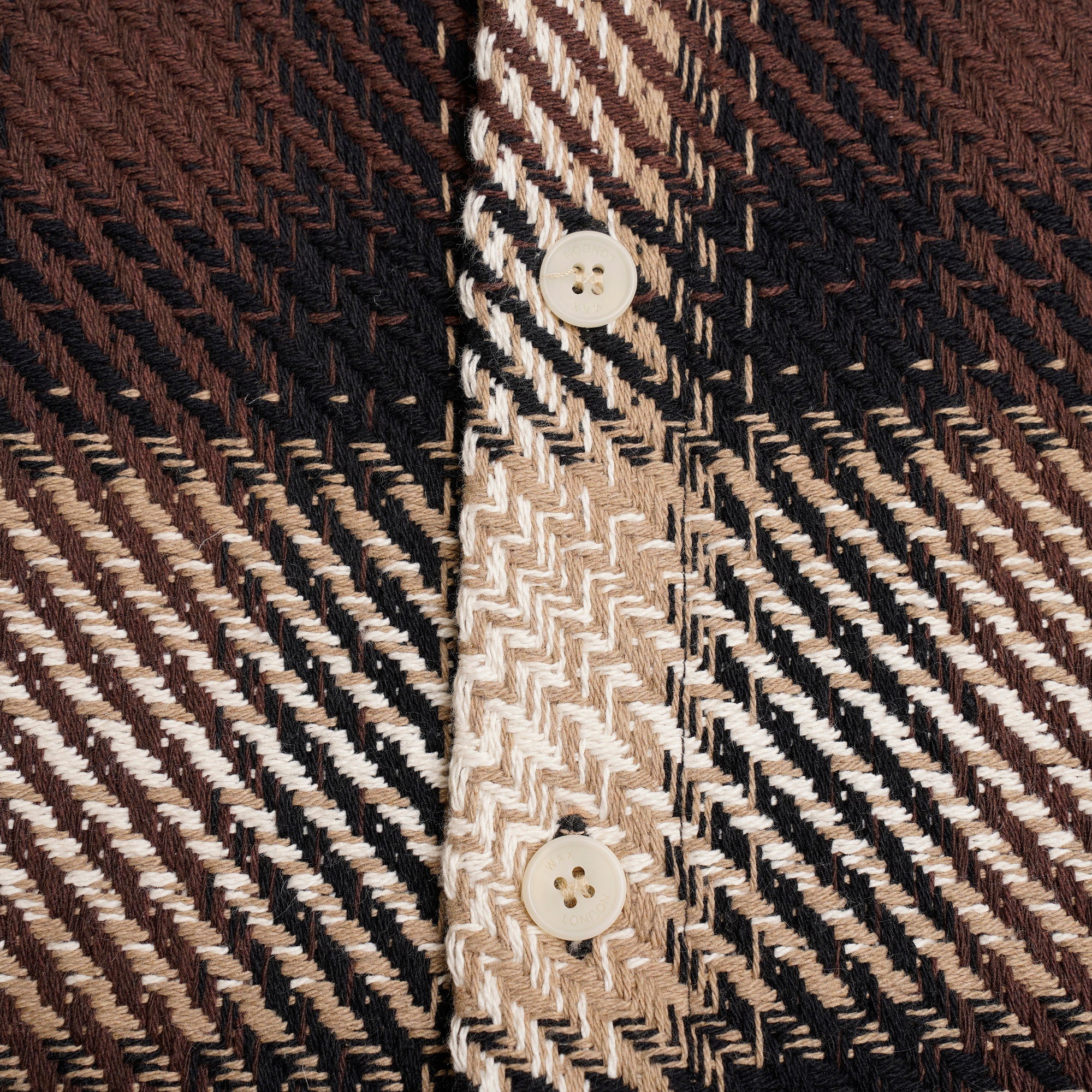 【ワックスロンドン】男女兼用 WHオーバーシャツ｜ダスクチェック（NL）wax london