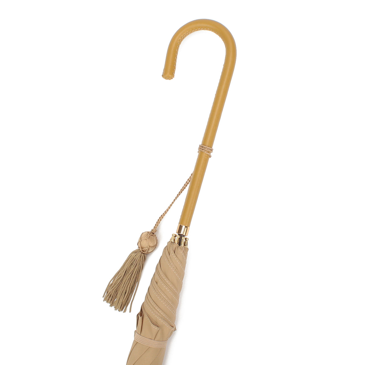 WL1 Slim Leather | 長傘 | アーチ型ハンドル | レザー | 晴雨兼用傘