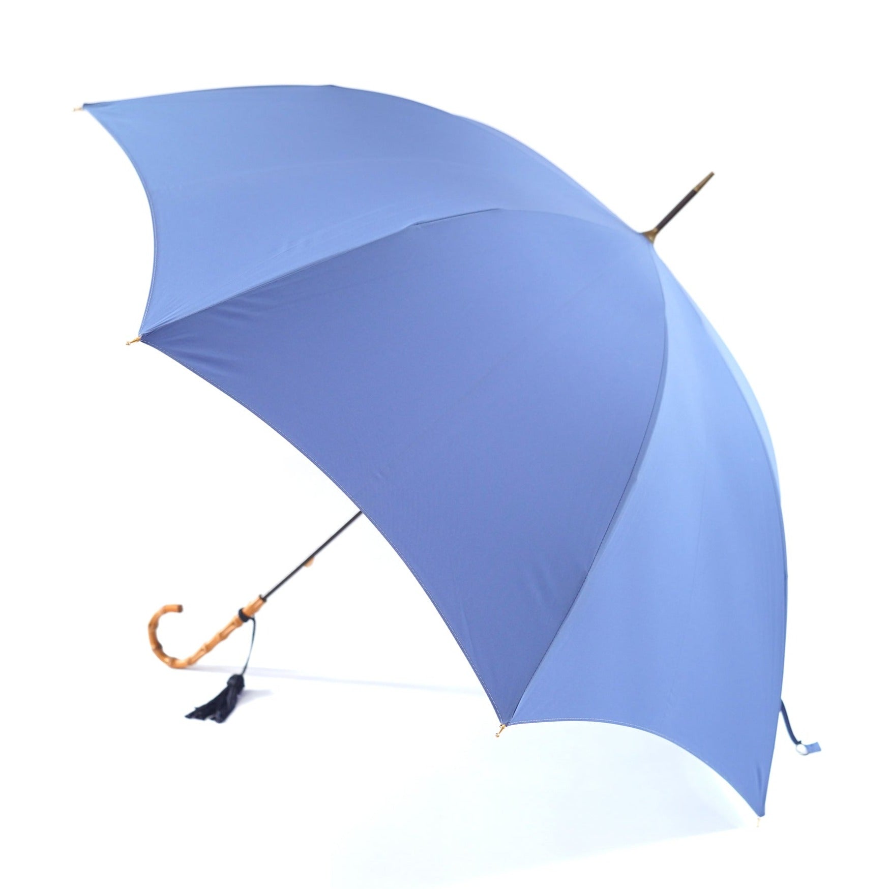 WLT4 Whangee Crook | 長傘 | アーチ型ハンドル | ワンギー | 晴雨兼用傘 (565 ALA BLUE)